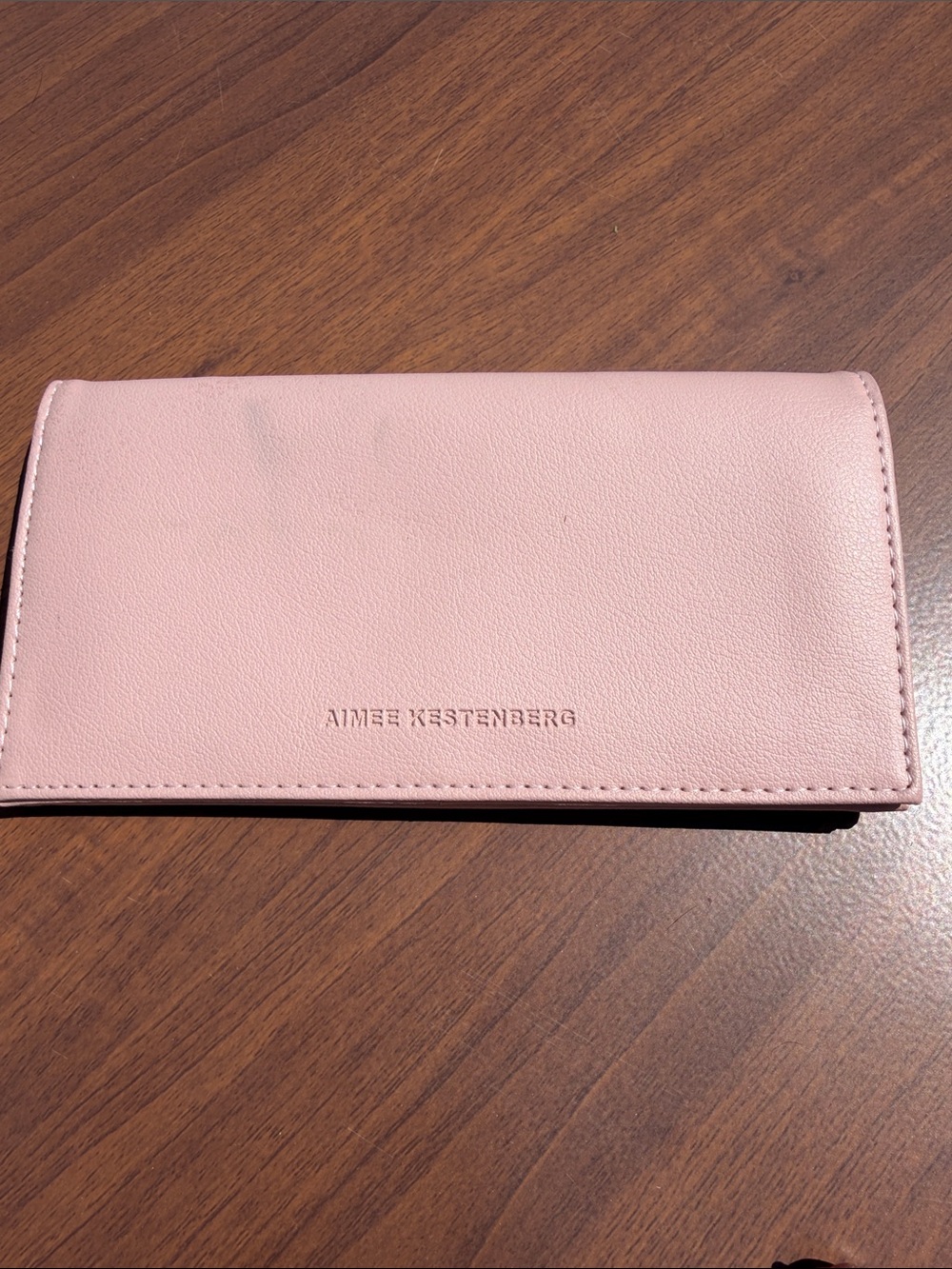 Aimee Kestenberg Blush Pink Leather Card Holder